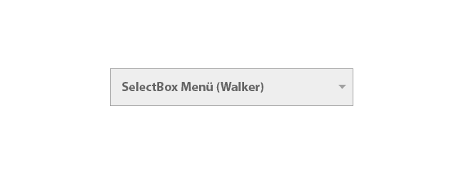 SelectBox Menu Walker